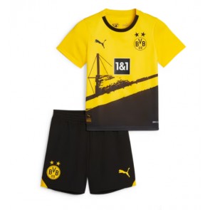 Borussia Dortmund Domaci Dres za Dječji 2023-24 Kratak Rukavima (+ kratke hlače)